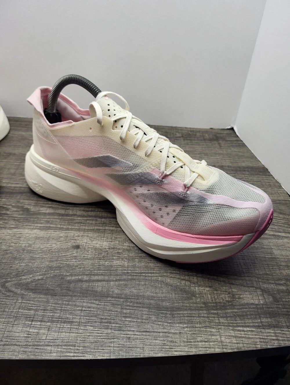 Adidas Adizero Adios Pro 3 Womens Size 10 Pink Silver Running Shoe IG6425